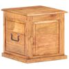 vidaXL Chest 40x40x40 cm Solid Acacia Wood