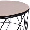 vidaXL Coffee Table Black ? 47 cm