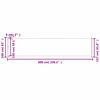 vidaXL Patio Retractable Side Awning 600x160 cm Grey