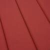 vidaXL Sun Lounger Cushion Red 200x60x3cm Oxford Fabric