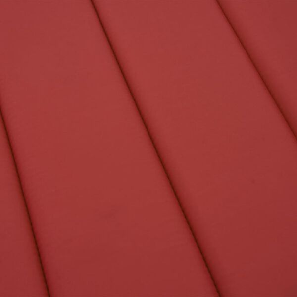 vidaXL Sun Lounger Cushion Red 200x60x3cm Oxford Fabric