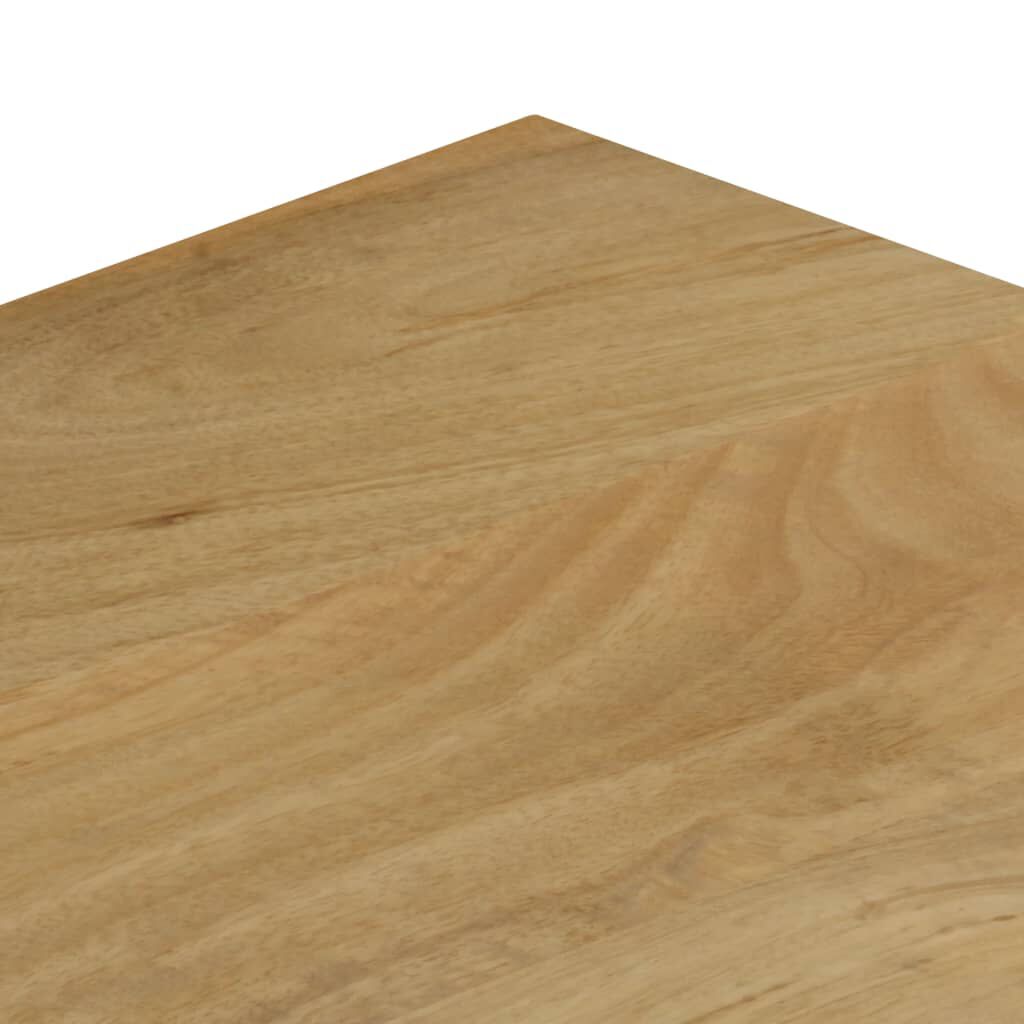 vidaXL Coffee Table 100x50x35 cm Solid Mango Wood and Steel