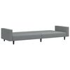 vidaXL 2-Seater Sofa Bed Light Grey Velvet