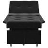 vidaXL Sofa Bed Black 67 x 194 x 38 cm Velvet