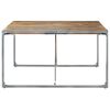 vidaXL Dining Table 140x140x75 cm Rough Mango Wood