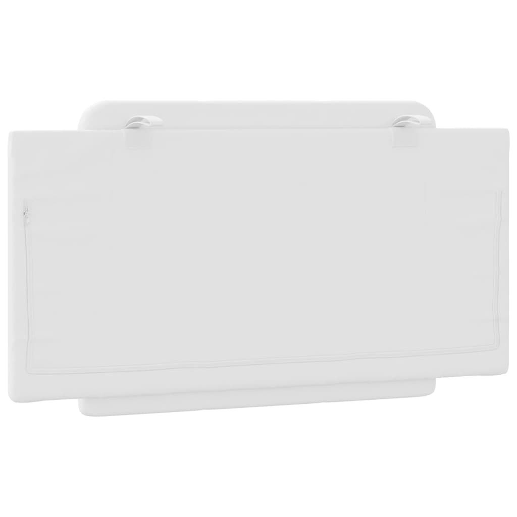 vidaXL Headboard Cushion White 100 cm Faux Leather