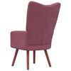vidaXL Relaxing Chair Pink Velvet