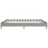 vidaXL Bed Frame without Mattress Light Grey California King Fabric