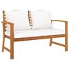 vidaXL 5 Piece Garden Lounge Set with Cushion Solid Acacia Wood