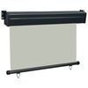 vidaXL Balcony Side Awning 85x250 cm Grey