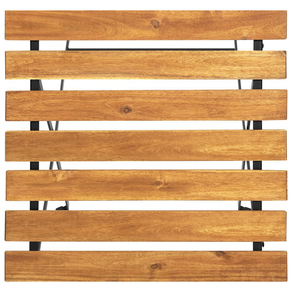 vidaXL Bistro Table 55x54x71 cm Solid Acacia Wood