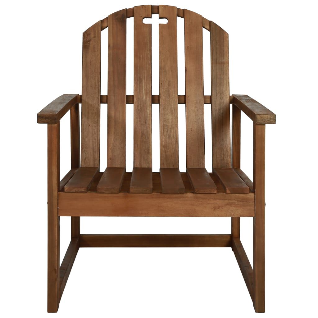vidaXL 4 Piece Outdoor Lounge Set Solid Acacia Wood