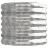 vidaXL Garden Raised Bed Galvanised Steel 114x40x36 cm Silver