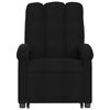 vidaXL Stand up Massage Recliner Chair Black Fabric