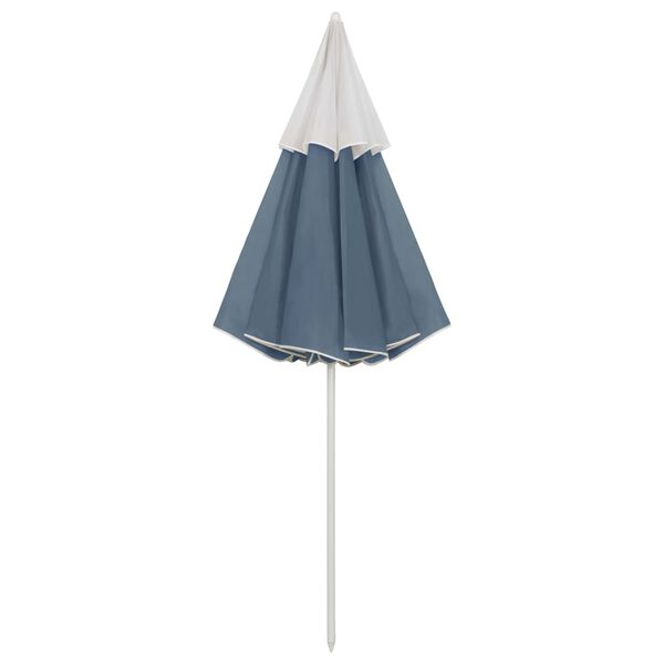 vidaXL Beach Parasol Blue 300 cm