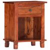 vidaXL Bedside Cabinet 40x30x50 cm Solid Acacia Wood