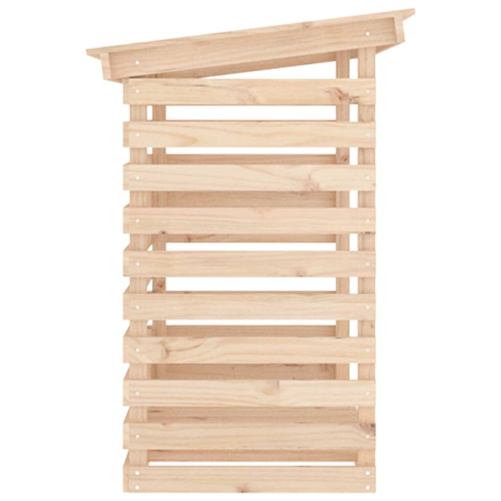 vidaXL Firewood Rack 108x73x108 cm Solid Wood Pine