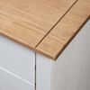vidaXL Bedside Cabinet White 46x40x57 cm Pinewood Panama Range
