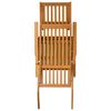 vidaXL Outdoor Deck Chairs with Footrests and Table Solid Wood Acacia