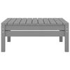vidaXL 4 Piece Garden Lounge Set Solid Pinewood Grey