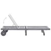 vidaXL Sun Lounger Solid Acacia Wood