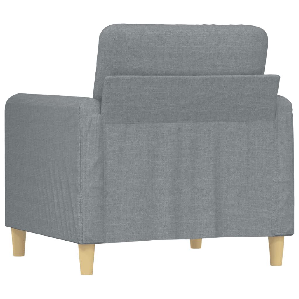 vidaXL Sofa Chair Black 60 cm Fabric