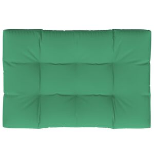 vidaXL Pallet Cushion Green 120x80x12 cm Fabric