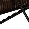 vidaXL 3 Piece Garden Sun Loungers with Tea Table Poly Rattan Brown