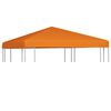 vidaXL Gazebo Top Cover 310 g/m² 3x3 m Orange