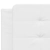 vidaXL Bed Frame without Mattress "Zadar" White 193x203 cm Faux Leather