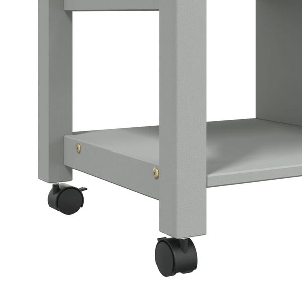 vidaXL Kitchen Trolley MONZA 84x40x90 cm Solid Wood Pine