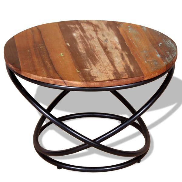 vidaXL Coffee Table Solid Reclaimed Wood 60x60x40 cm