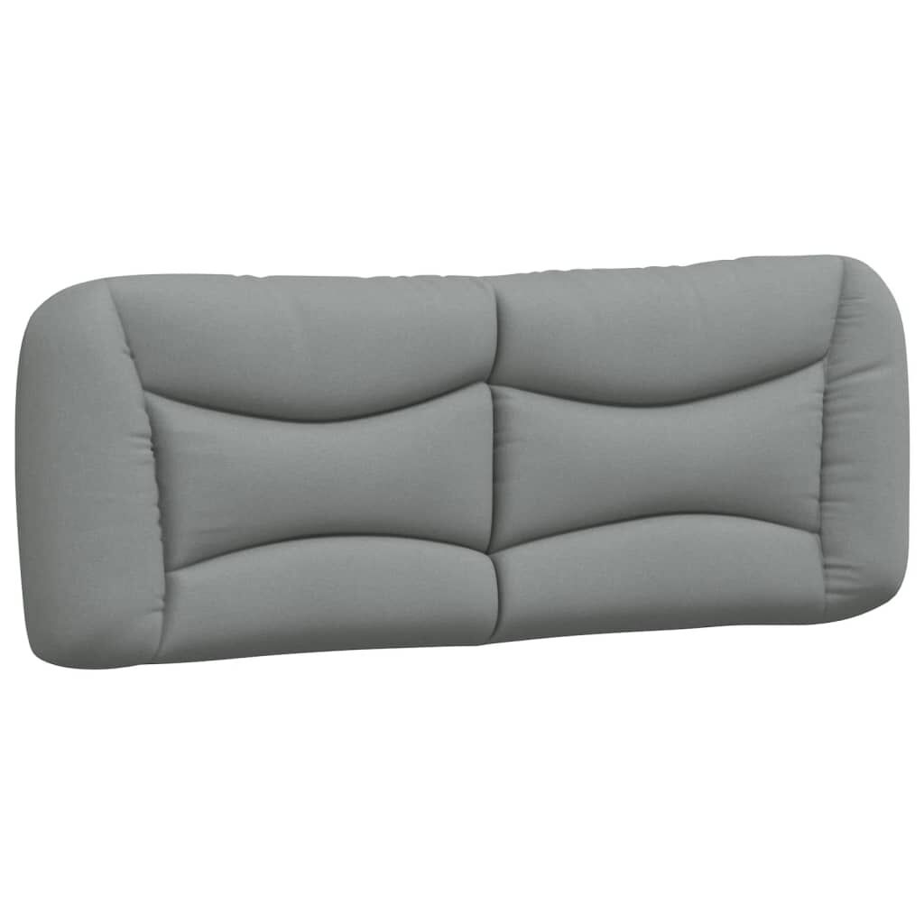 vidaXL Bed Frame without Mattress Light Grey 137x190 cm Fabric