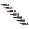vidaXL Wall-mounted Wine Rack for 7 Bottles White Metal