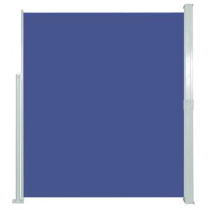 vidaXL Retractable Side Awning 160 x 500 cm Blue