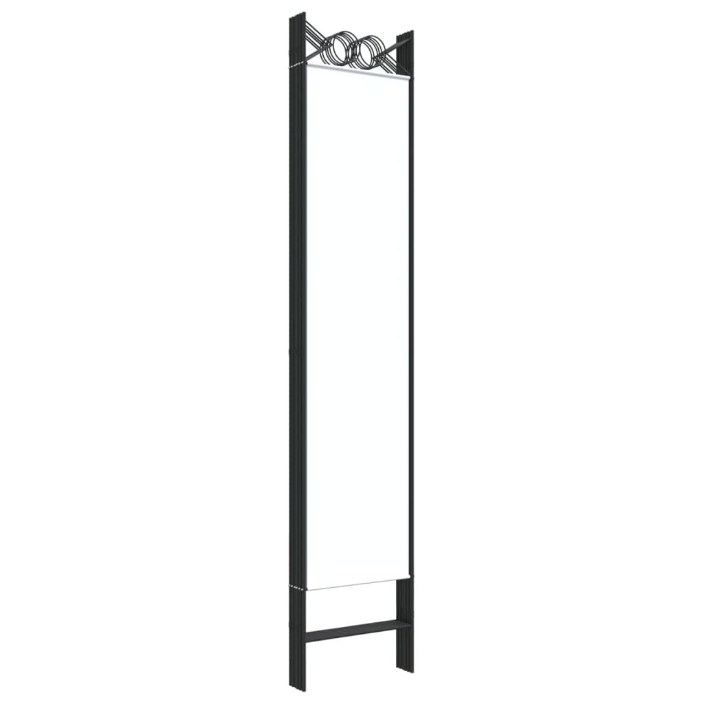 vidaXL 6-Panel Room Divider White 240x200 cm Fabric