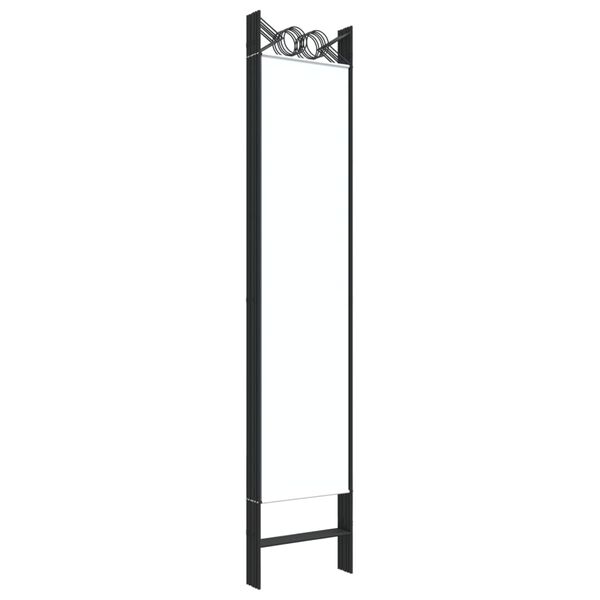 vidaXL 6-Panel Room Divider White 240x200 cm Fabric