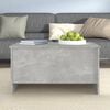 vidaXL Coffee Table Concrete Grey 80x55.5x41.5 cm Engineered Wood