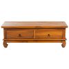 vidaXL TV Cabinet 110x35x40 cm Solid Teak Wood