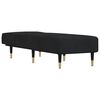 vidaXL Chaise Longue Black Velvet