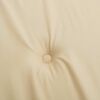 vidaXL Highback Chair Cushions 2 pcs Beige Oxford Fabric