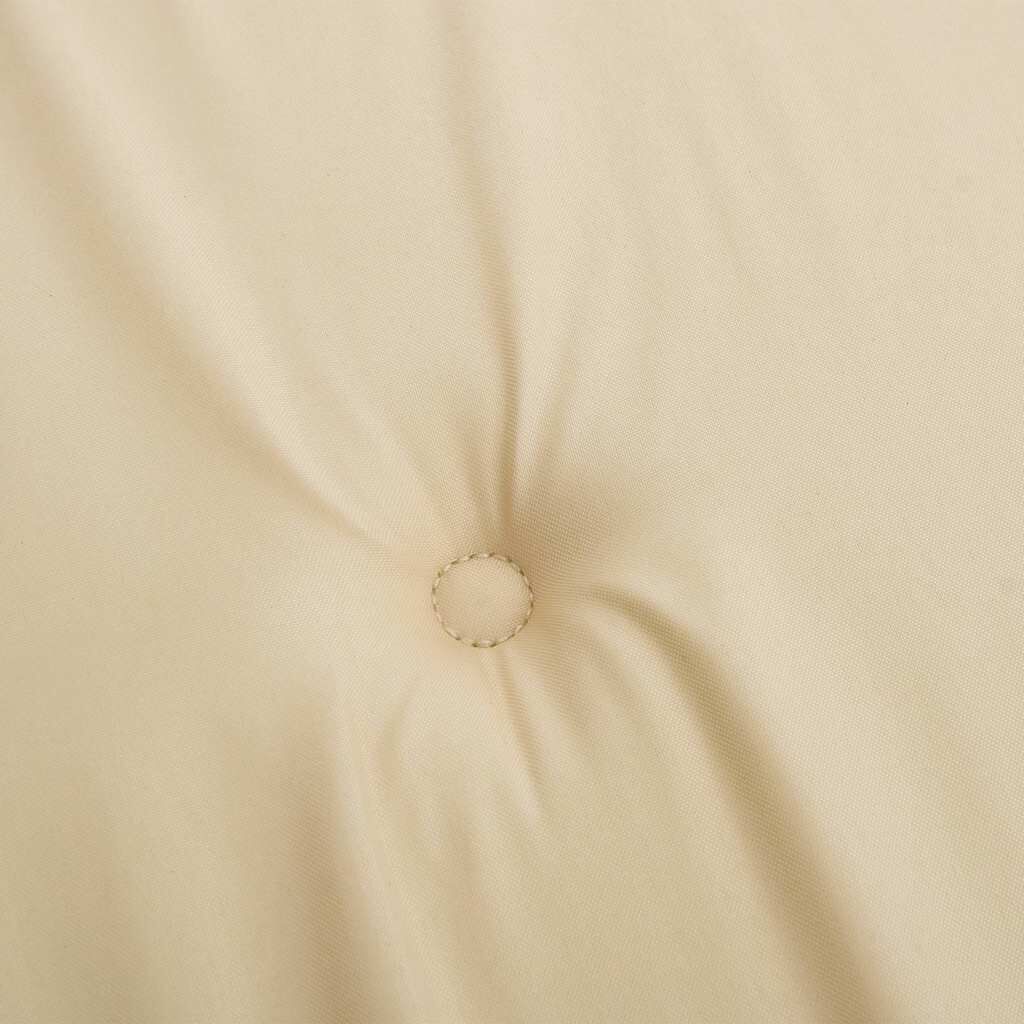 vidaXL Highback Chair Cushions 2 pcs Beige Oxford Fabric