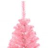 vidaXL Artificial Christmas Tree with Stand Pink 150 cm PVC