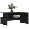 vidaXL Coffee Table Black 90x55x42.5 cm Engineered Wood