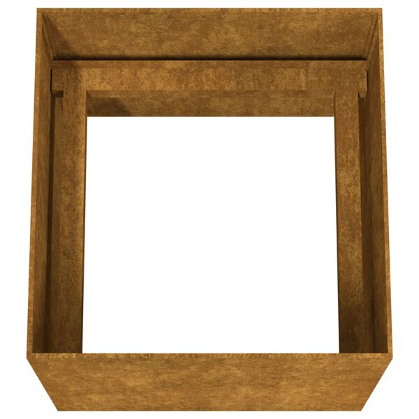 vidaXL Planter 40x41x40 cm Corten Steel