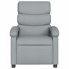 vidaXL Recliner Chair Light Grey Fabric