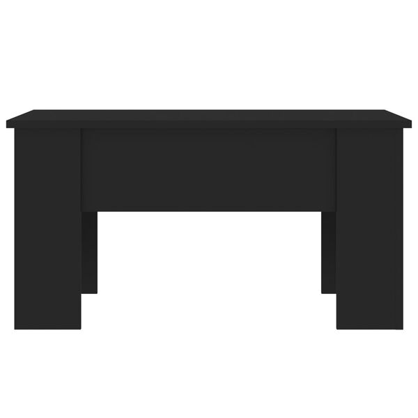 vidaXL Coffee Table Black 79x49x41 cm Engineered Wood