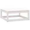 vidaXL Garden Footstools with Cushions 2 pcs Solid Wood Pine