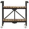 vidaXL Kitchen Trolley 87x36x81 cm Solid Mango Wood