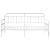 vidaXL Daybed Frame White 100 x 200 cm Powder-Coated Steel